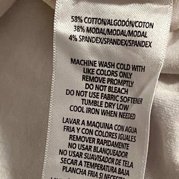 Calvin Klein Women's Daffodil Yellow Tie Dye Cropped T-Shirt Medium NWT - Picture 7 of 8